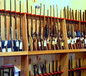 Collectibles,  Rifles on a rack