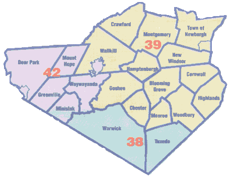 NY Senate Districts, 38, 39, 42