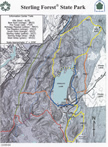 Sterling Forest State Park Sterling Lake Trail Map