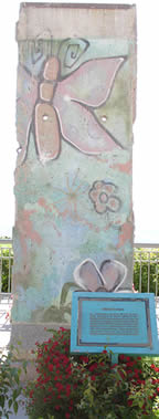 A section of the Berlin Wall