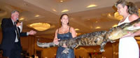 One of the items auctioned was a Gator hunt with mounting 