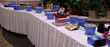 Prizes at Orange County Federation of Sportsmen's Clubs Dinner, 2003