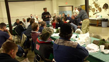 Rev. David Virkler explaining a lure