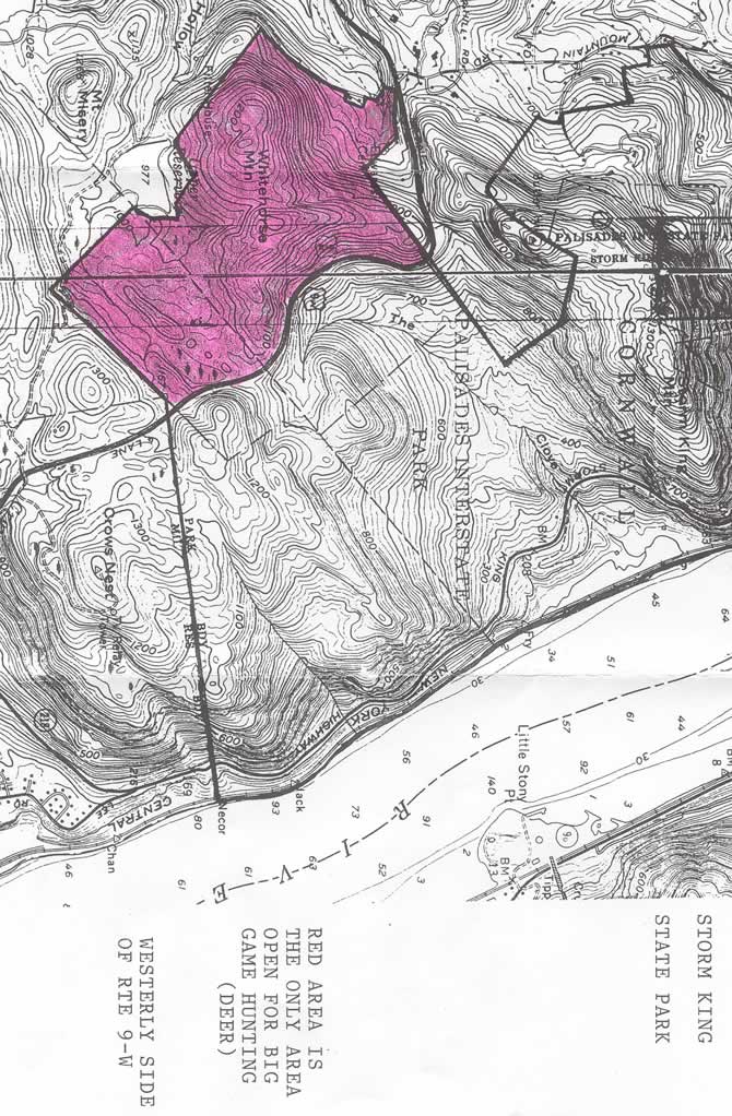 STORM KING STATE PARK, NY MAP
